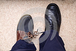 April Fool Trick Shoes. photo